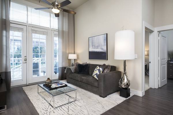 living room at 4110 Fairmount Apartments