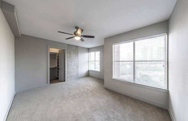 bedroom at The Alexan Apartments