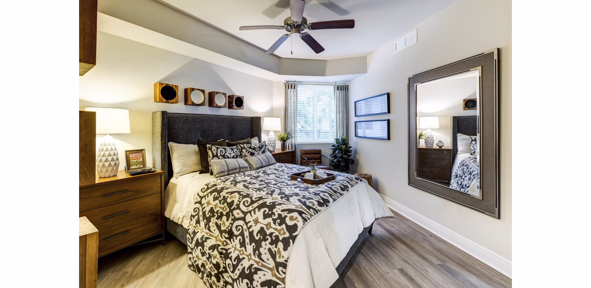 bedroom at SoMa at Brickell Apartments 