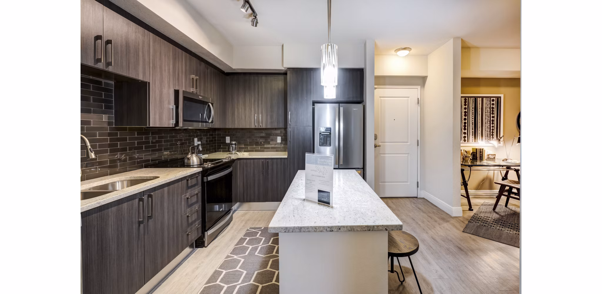 kitchen at SoMa at Brickell Apartments 
