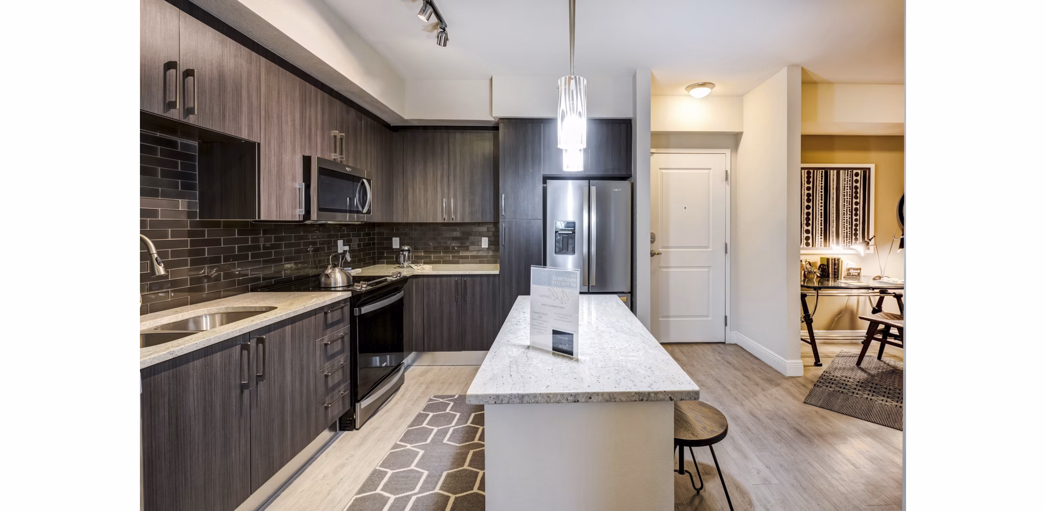 kitchen at SoMa at Brickell Apartments 