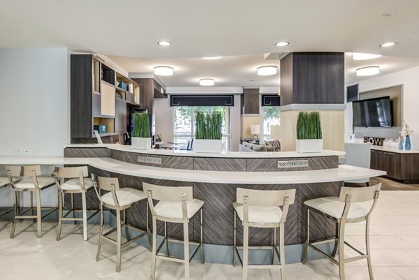 Elegant clubhouse with modern amenities at Boca City Walk Apartments