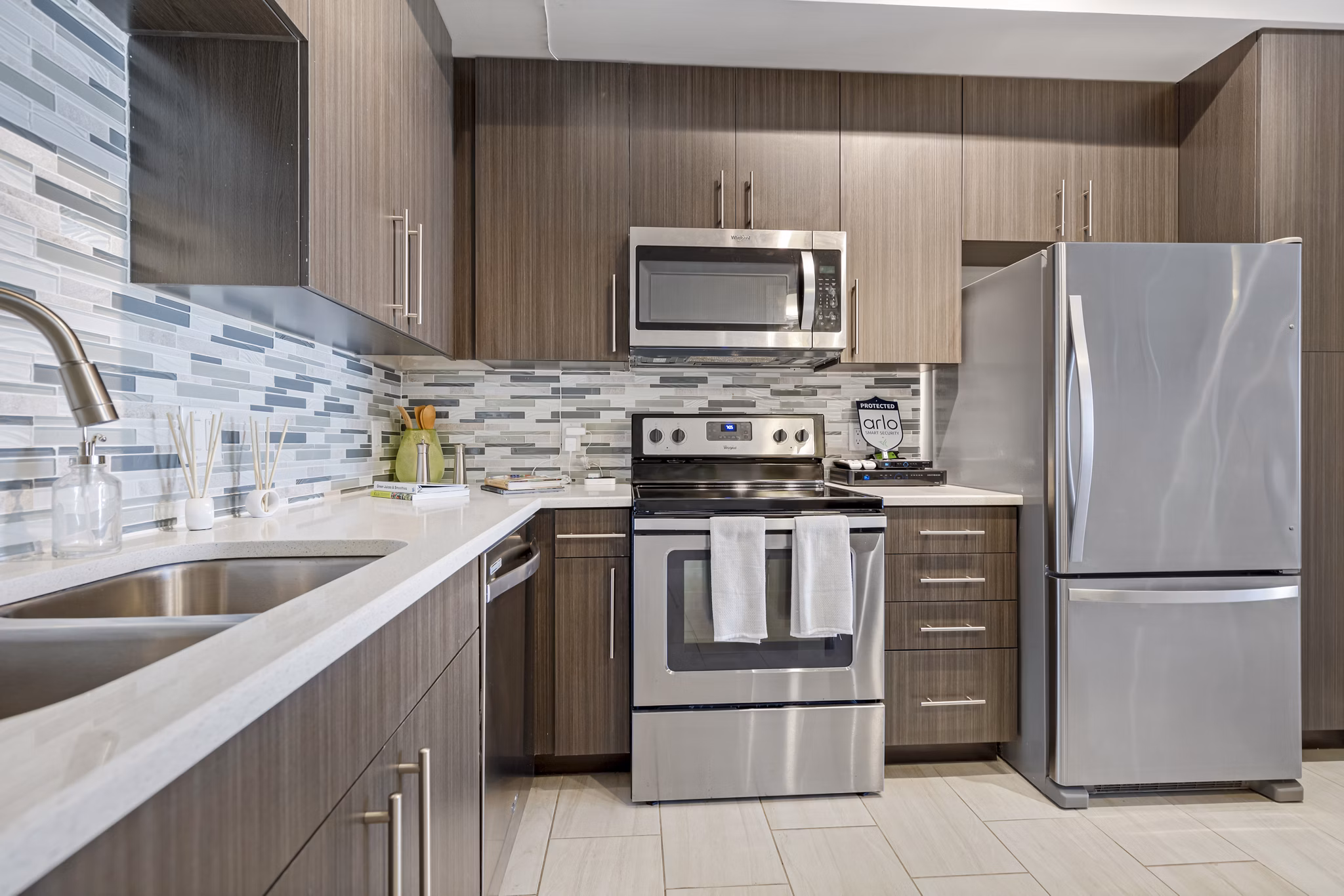 kitchen at Boca City Walk Apartments 