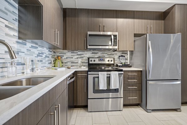 kitchen at Boca City Walk Apartments