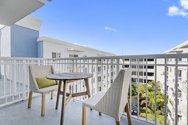 patio at Boca City Walk Apartments