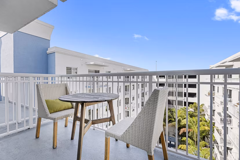 patio at Boca City Walk Apartments 