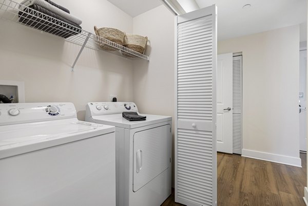 laundry room at The Mark at Cityscape Apartments