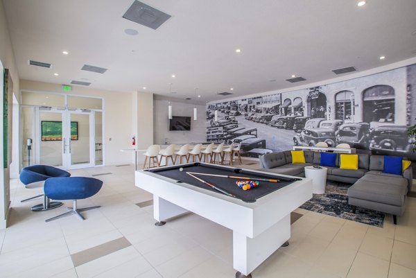 clubhouse game room at Caspian Delray Beach Apartments