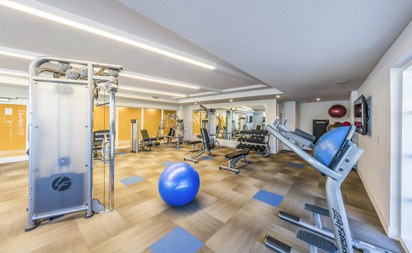 fitness center at Caspian Delray Beach Apartments