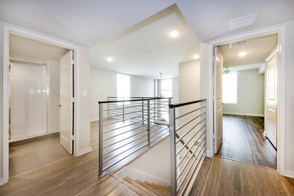 stairway/hallway at Caspian Delray Beach Apartments