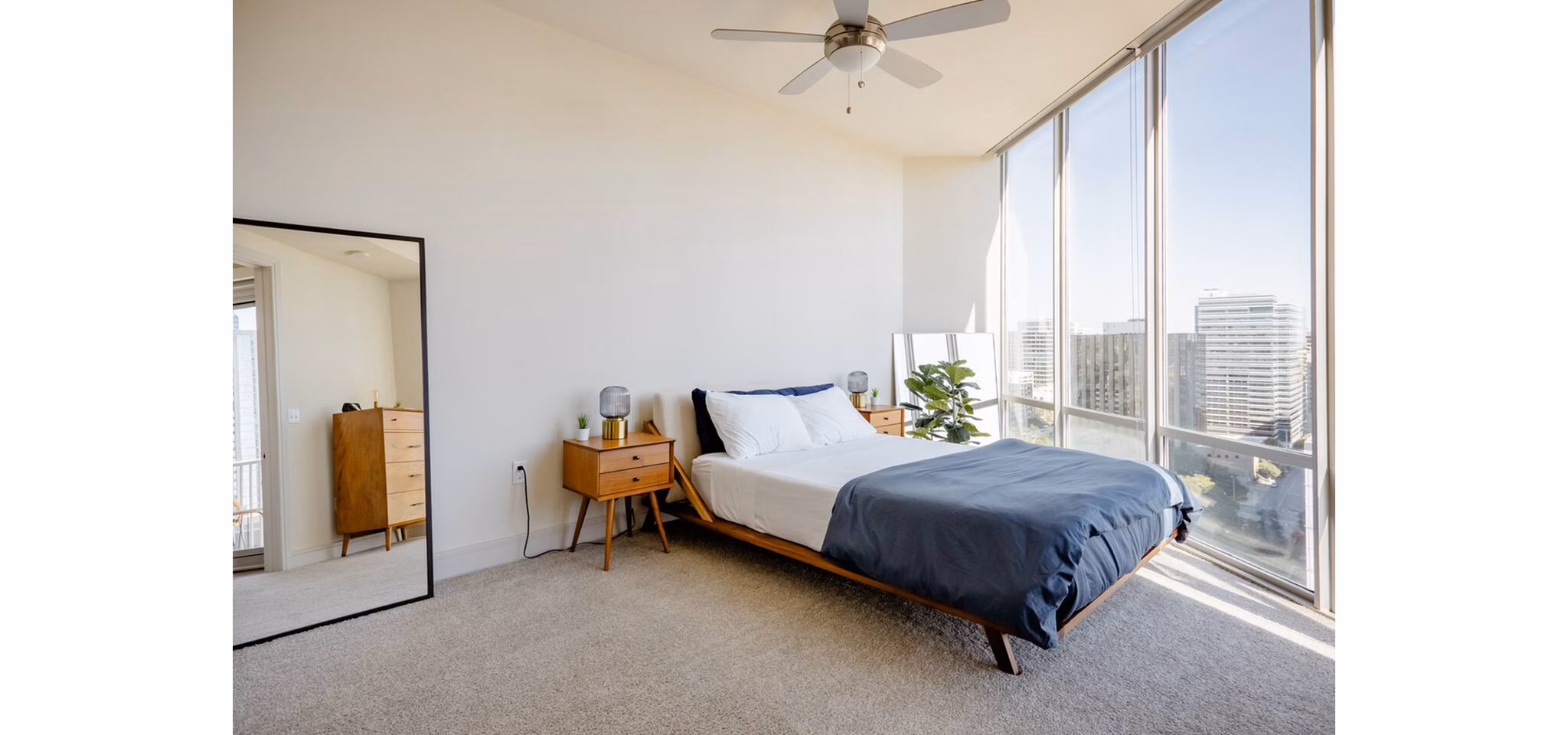 bedroom at SEVEN Apartments