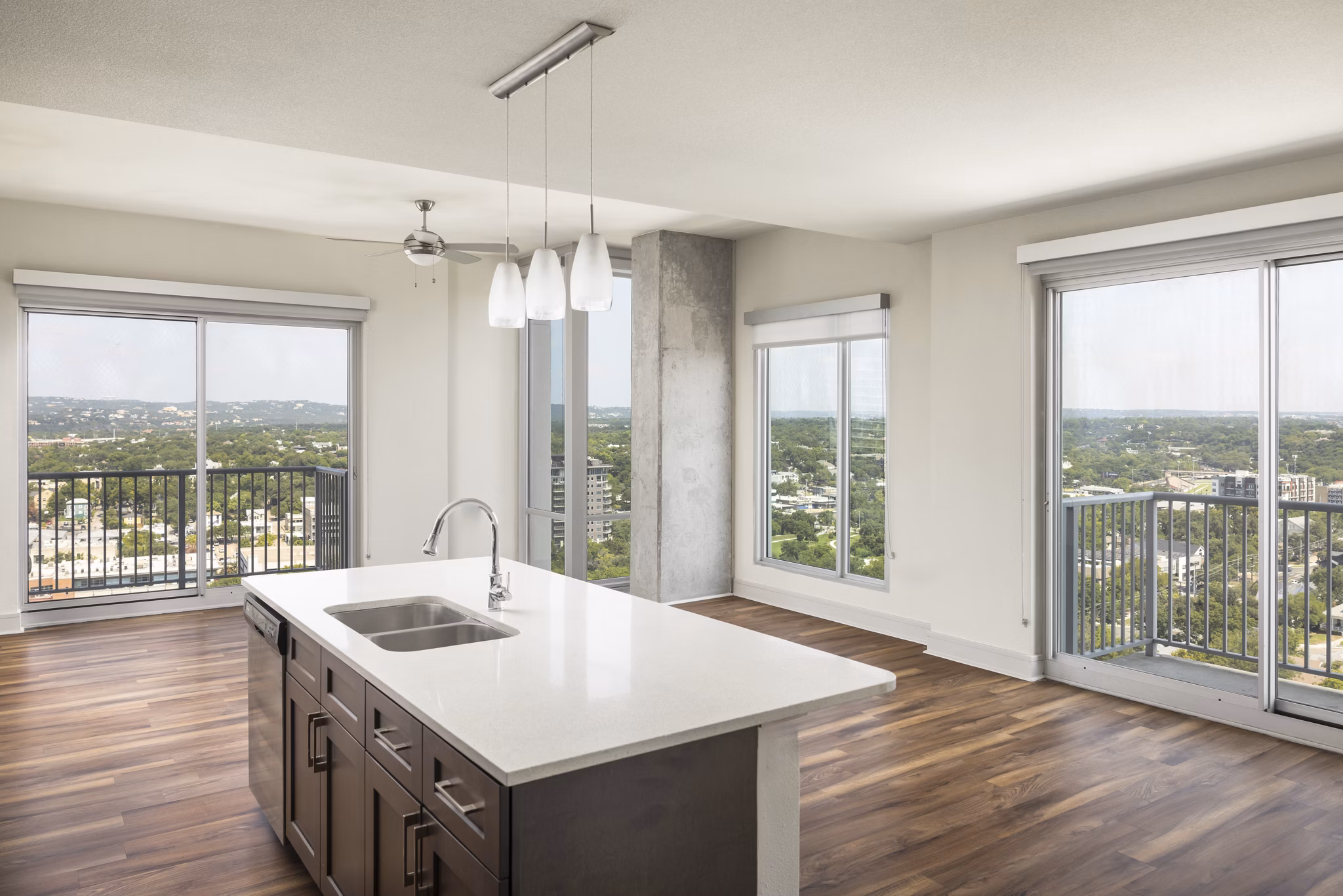 kitchen at SEVEN Apartments