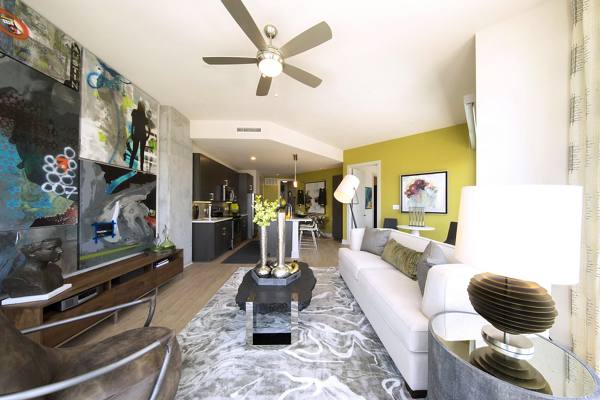 living room at SEVEN Apartments