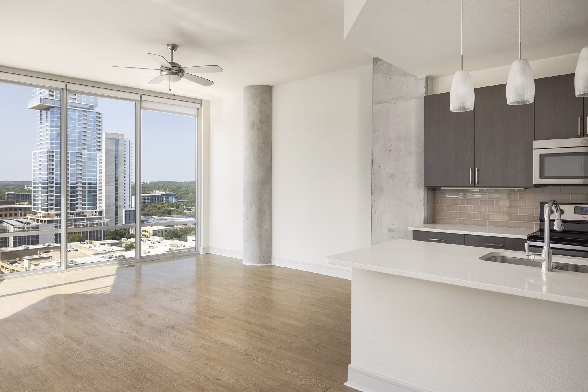 living room at SEVEN Apartments