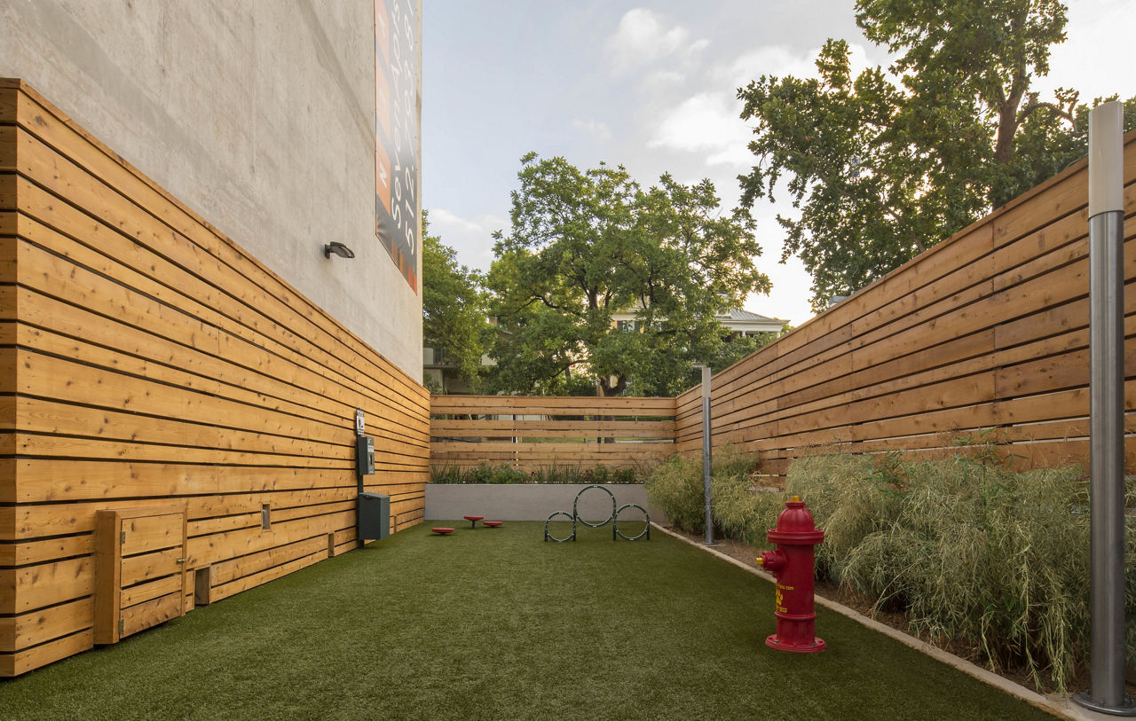 Dog park at Seven Apartments