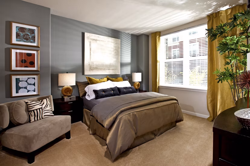 bedroom at Acappella Apartments