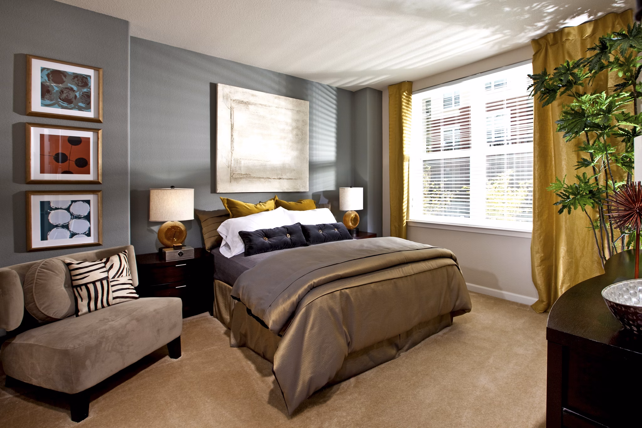 bedroom at Acappella Apartments