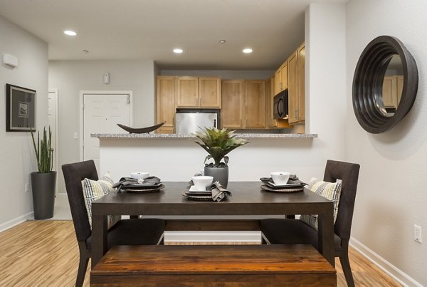 dining room at Acappella Apartments