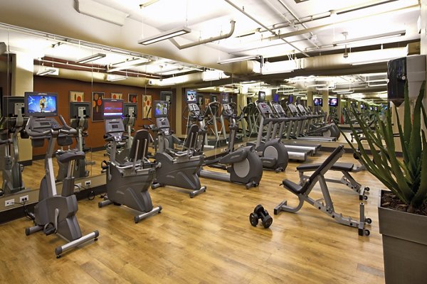 fitness center at Acappella Apartments