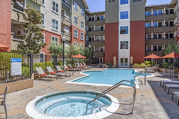 Hot tub amenity at Acappella Apartments offers relaxation and wellness benefits for residents