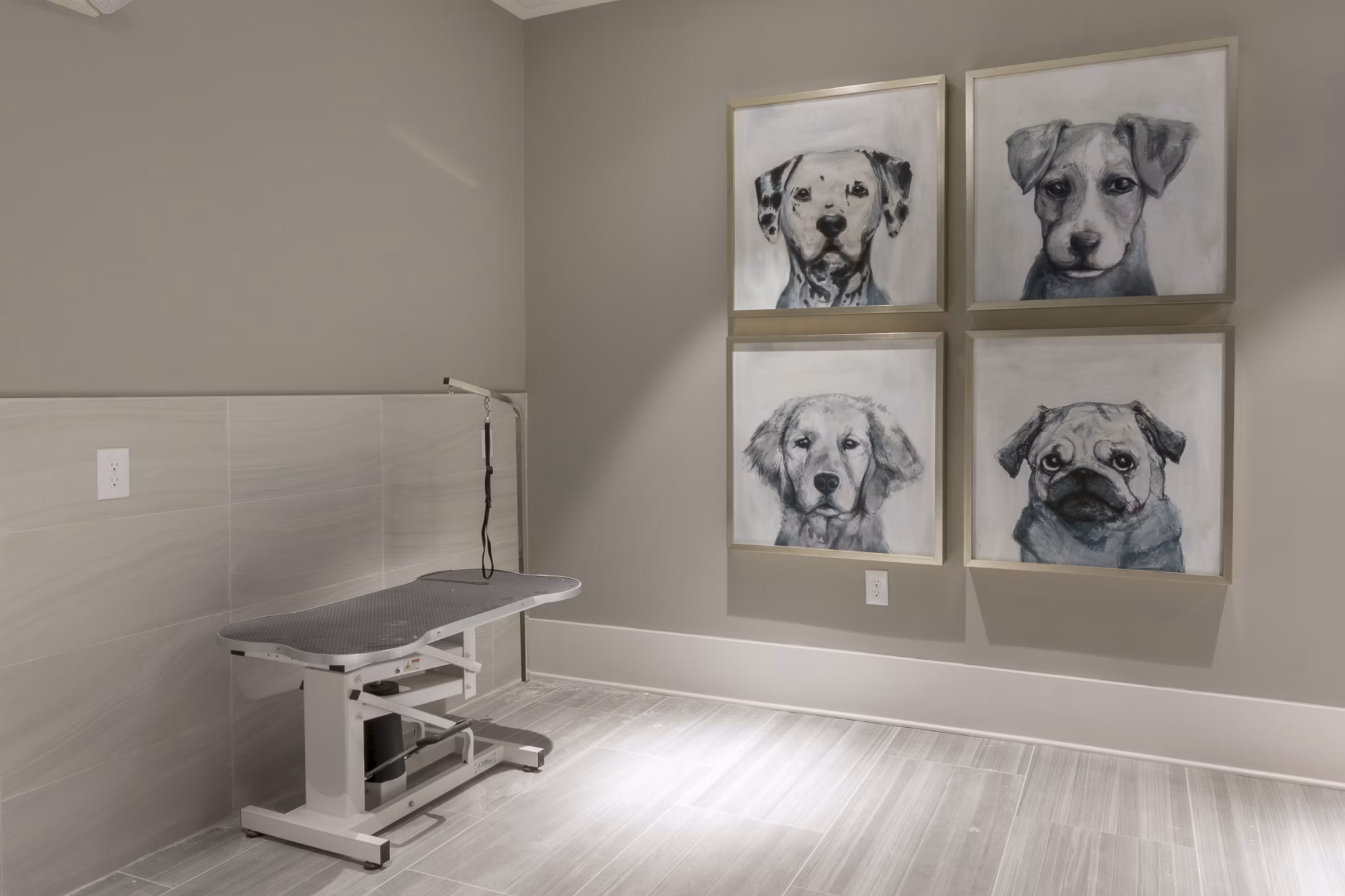 dog wash station at Lantower Weston Corners Apartments