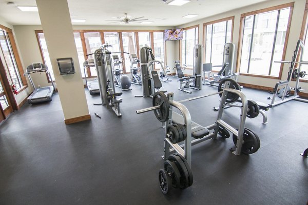 fitness center at Camber Villas Apartments