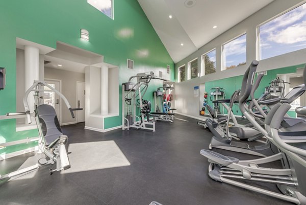 fitness center at The Arboretum Apartments