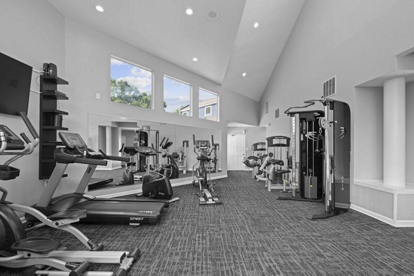 fitness center at The Arboretum Apartments