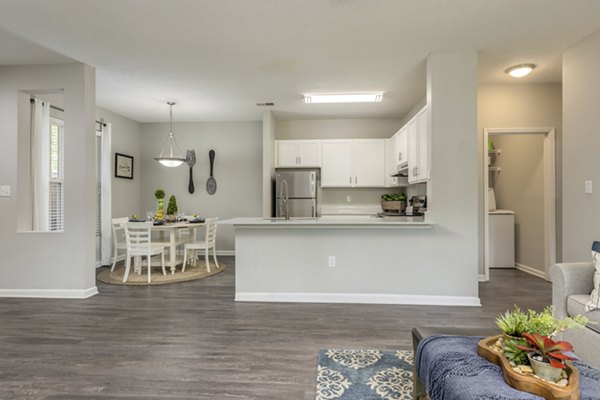 living room at The Arboretum Apartments