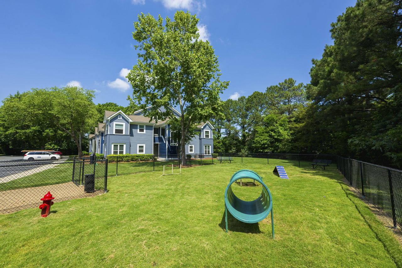 Dog park at The Arboretum Apartments
