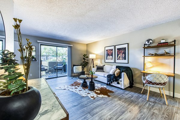 living room at CIRC Apartments