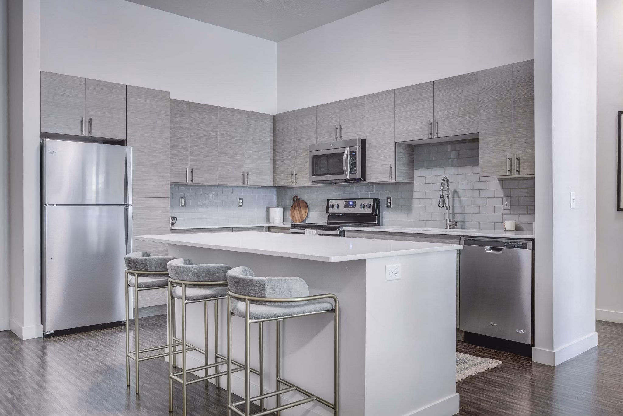 kitchen at Novi at Jordan Valley Station Apartments