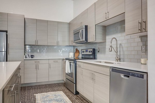 kitchen at Novi at Jordan Valley Station Apartments