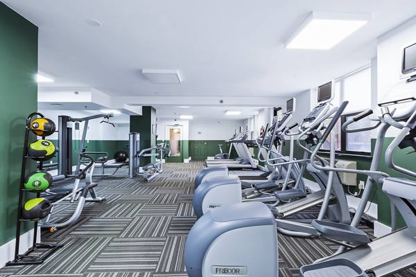 fitness center at Observer Park Apartments          