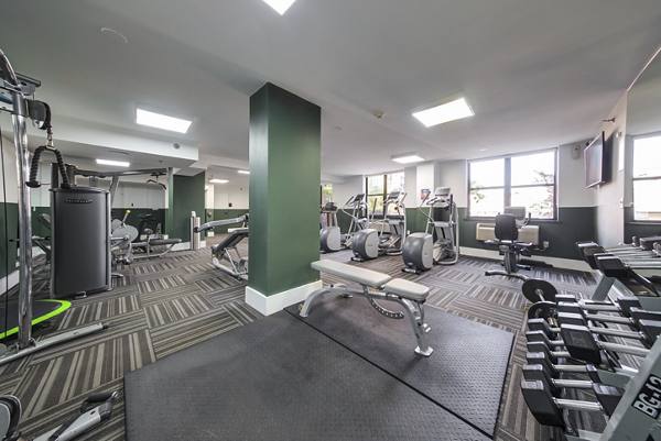 fitness center at Observer Park Apartments