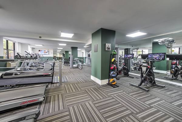 fitness center at Observer Park Apartments