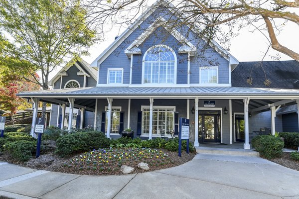 exterior at The Palmer Apartments