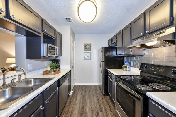 kitchen at The Palmer Apartments