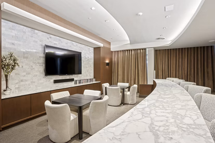 clubhouse at Marq at the Pinehills Apartments 