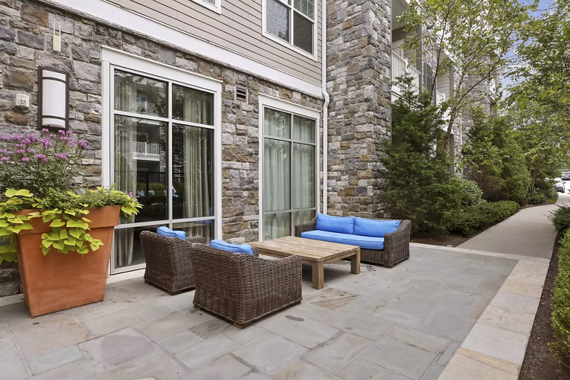 grill area at Marq at the Pinehills Apartments 