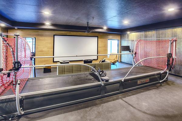 ski simulator/fitness center at Jasper Towers Apartments