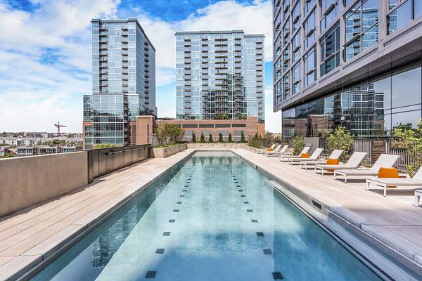 pool at Jasper Towers Apartments