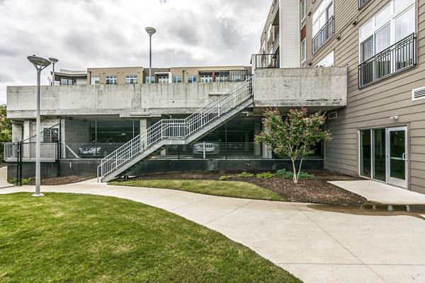 garage/covered parking at The Guthrie North Gulch Apartments