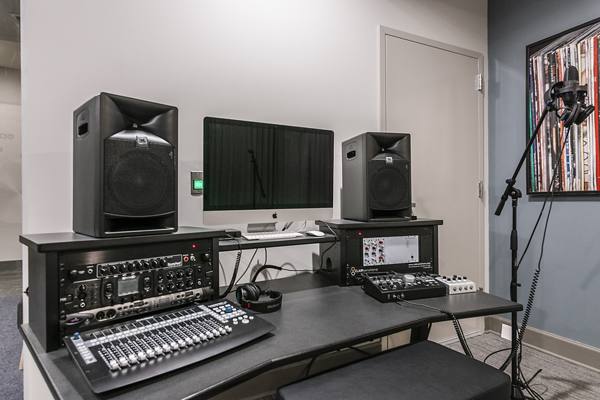 recording studio equipment at Solis North Gulch Apartments            
                                  