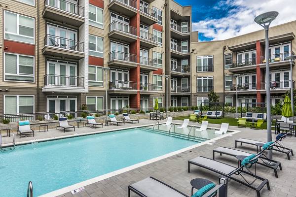 pool at The Guthrie North Gulch Apartments