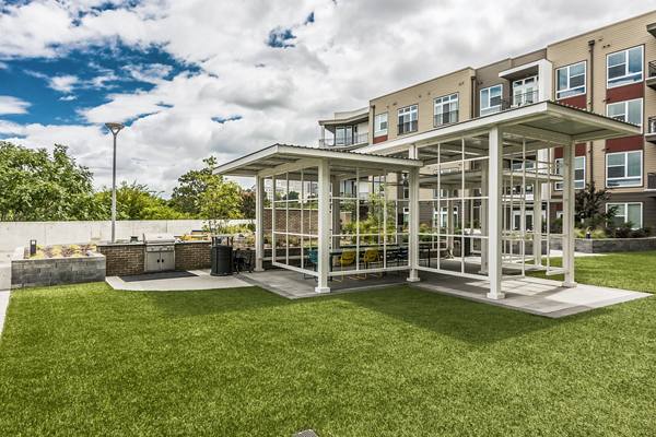 grill area at The Guthrie North Gulch Apartments