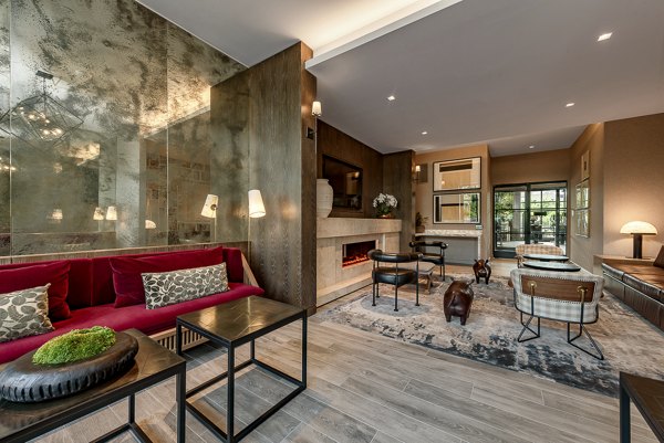Elegant rooftop terrace with modern seating at GS Platform, offering stunning city views