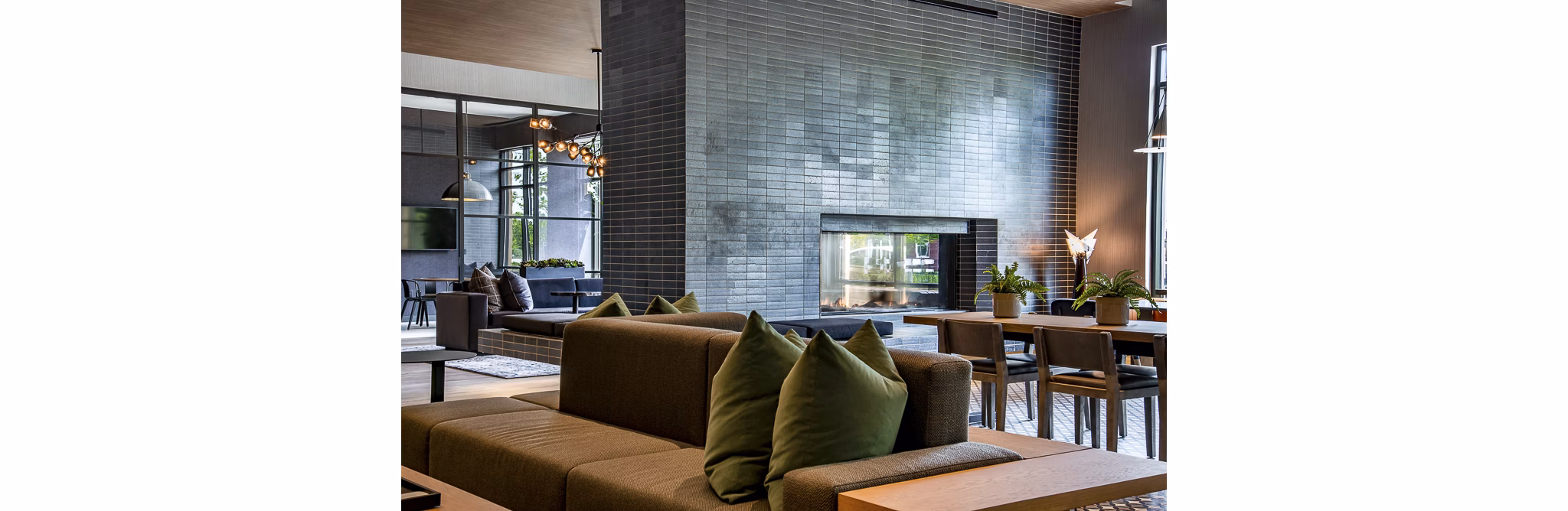 Luxurious clubhouse with state-of-the-art amenities at Platform Building 3, offering premium leisure facilities for residents