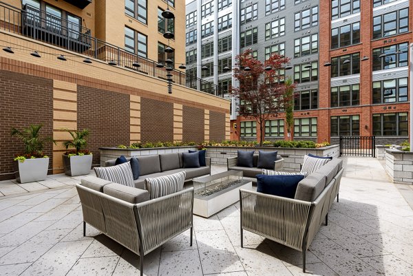 Modern fitness center with state-of-the-art equipment at Platform Building 3 apartments in lively urban community