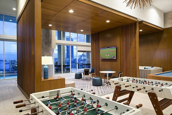 game room at Park 12 - The Collection Apartments                                    